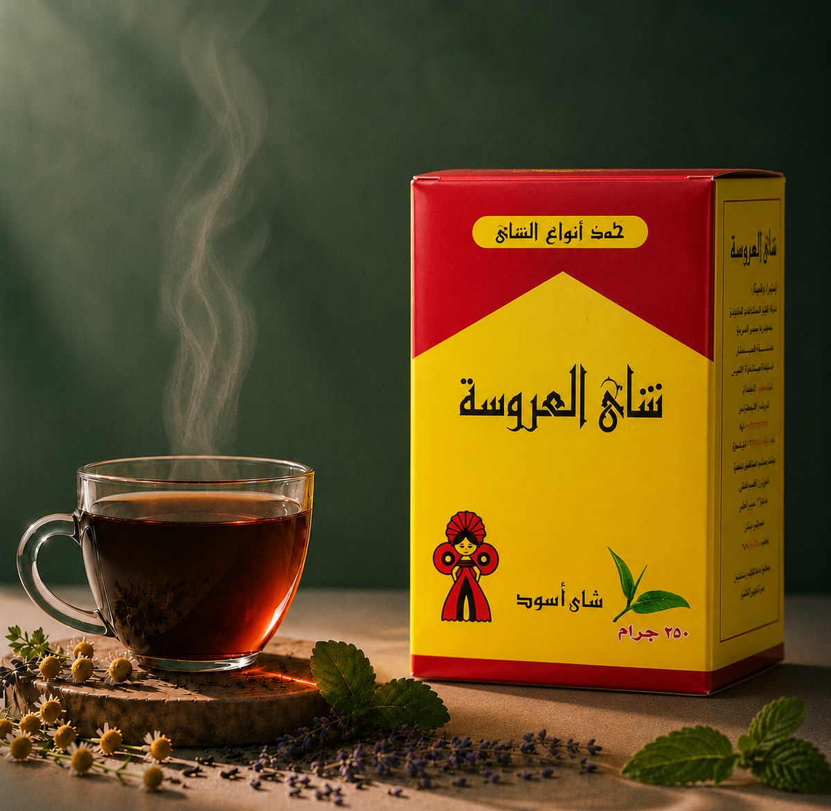 شاي العروسة - شاي أسود فاخر 250 جرام