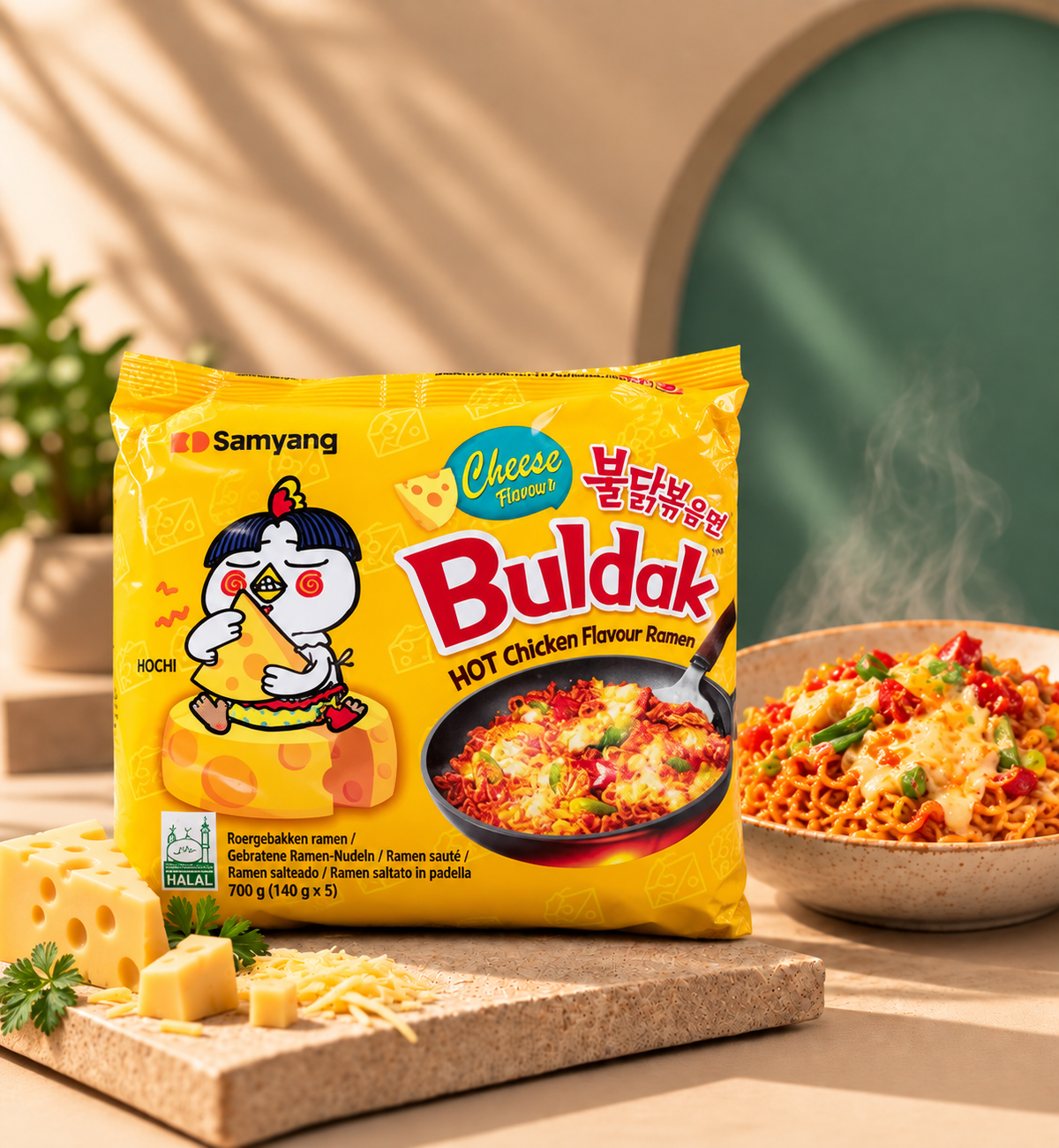 Samyang Buldak Cheese Hot Chicken Ramen 140g