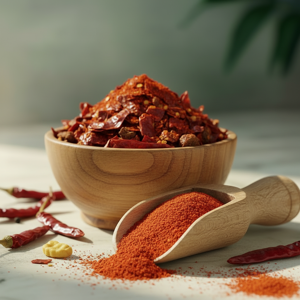 Mittelscharfes Chilipulver
