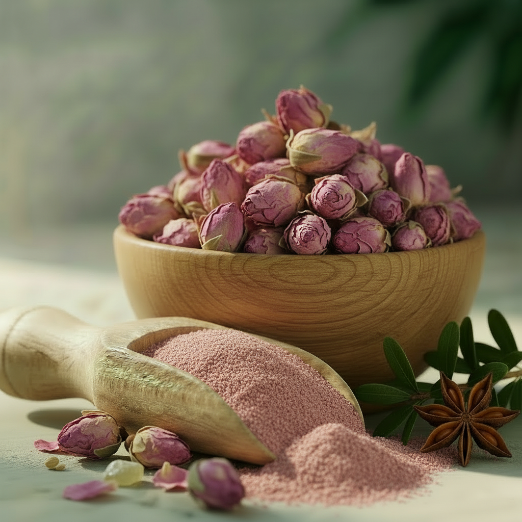 Organic Damask Rose Buds