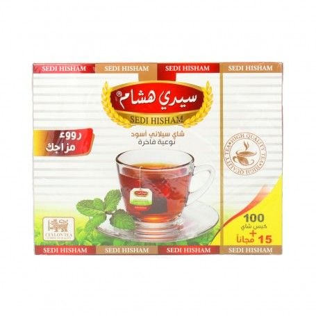 Sedi Hisham Premium Ceylon Black Tea – 115 Tea Bags