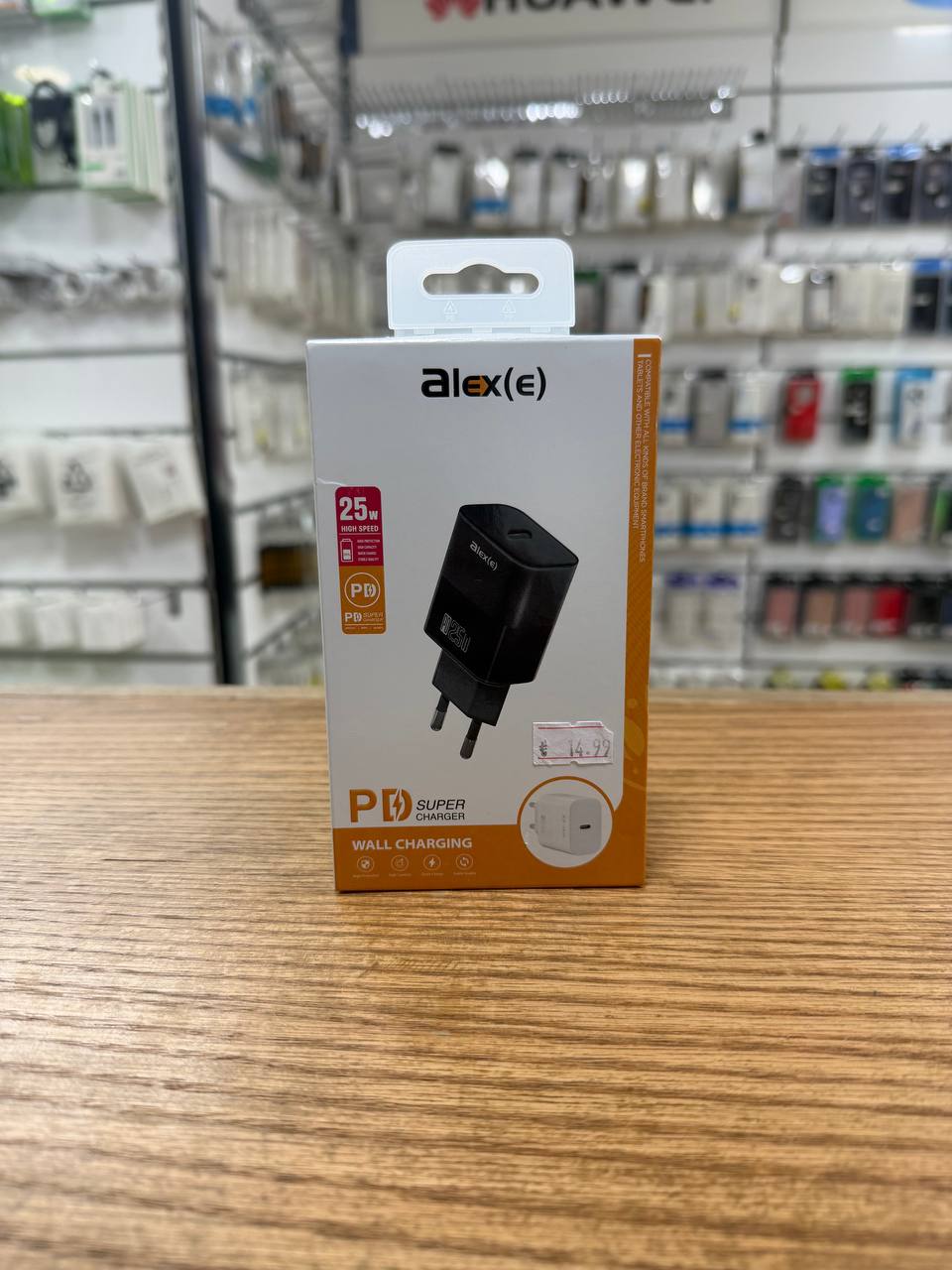 alex(e) 25W USB-C PD Super Charger Fast Wall Charging Adapter
